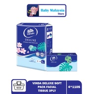 VINDA DELUXE FACIAL TISSUE 3PLY (4*110S)