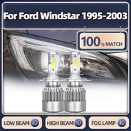 20000LM Led Headlights Bulbs 12V 6000K White Turbo Car Lights For Ford Windstar 1995 1996 1997 1998 