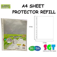 HIPPO A4 Sheet Protectors 11 Holes (10`s/pack)