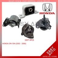 HONDA CRV S9A (2002-2006) - ENGINE MOUNTING 1SET 4PCS