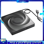 External CD/DVD Drive Burner, CD ROM DVD Player Portable CD Reader for Laptop PC  11/10/7 Linux  OS