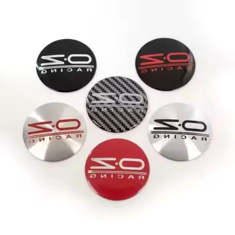 4pcs 55mm OZ Racing Car Wheel Center Hub Caps O.Z Logo Badge Emblem Sticker Cap Cover Wheel Rim Deco