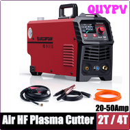 QUYPV Arccaptain เครื่องตัดพลาสม่า50amp จอแสดงผลแอลอีดี Igbt 1/2นิ้ว Schoon Gesneden En 2T/4T อากาศ Hf Plasma Cnc Voishoudelijk Snijden APITV