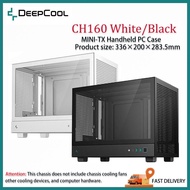 Deepcool CH160 MINI-ITX Mobile PC Portable PC Case C-shaped Tempered Glass Dual USB 3.0 Suitable for