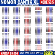 Nomor Cantik XL Triple 50.5 - Nomer Cantik XL Panca XL abab Kartu