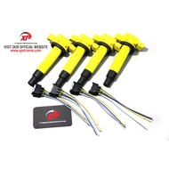 ORIGINAL READY STOCK IGNITION COIL NAPOL TOYOTA PRIUS VIOS 1NZ YELLOW  4PCS