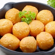 炸鱼蛋冷冻鱼圆小吃火锅料理炸鱼丸 (8 pcs) Fried Fish Ball| Frozen Dim Sum