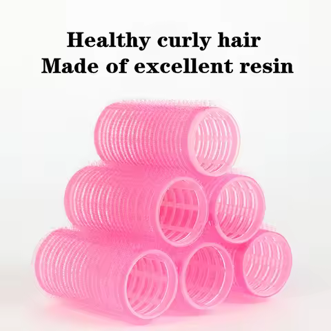 Hair Rollers 6Pcs/Pack Self Grip Hair Curlers Hair Roller Salon Hair Dressing Curlers Jumbo Size Hai