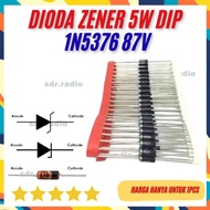 1N5376B 1n 5376b IN5376B 1N5376 B Zener 87.0 v 87V 5.0W 87volt 5watt
