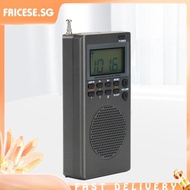 [fricese.sg] AM FM Portable Radio Digital Radio Built-in Speaker Great Reception Alarm Clock