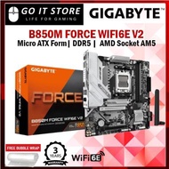GIGABYTE B850M FORCE WIFI 6E V2 MOTHERBOARDS | MICRO ATX FORM FACTOR | DDR5 | AMD SOCKET AM5