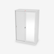 Luckyworld ตู้เสื้อผ้าบานเลื่อนชั้นเต็ม ทึบ+เงา รุ่น  WSS-119C