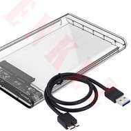 Orico 2139U3 2.5 Inch USB3.0 HDD Enclosure Transparent SATA