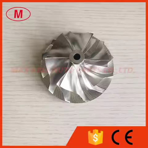 PTE62 A21162-4/01651 62.24/82.00mm 6+6 blades Point milling turbocharger milling/aluminum 2618/bille