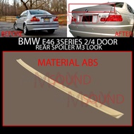 BMW E46 M3 M SPORT 3SERIES PINTU 4 PINTU M3 NAMPAK SPOILER BELAKANG M TEK SPOILER TRUNK BOOT SPOILER