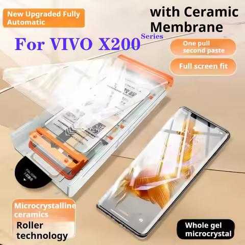 X200Ultra Roller Second Stickers X200Pro Curved Screen Protector For VIVO X200 Pro Ceramic Film X200