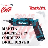 MAKITA DF012DSE 7.2V CORDLESS DRILL DRIVER SCREWDRIVER SCREW DRIVERS