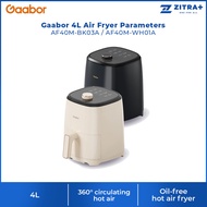 Gaabor 4L Air Fryer Parameters AF40M-BK03A | 360° Circulating Hot Air | One-Turn Timing | Easy to Cl