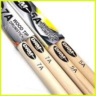 ♞,♘DRM Wood Tip Drumstick 7A/5A