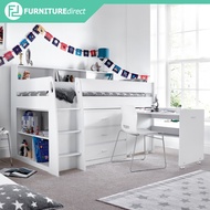 Furniture Direct ERSA Mid Sleeper Bed With Desk bunk bed katil kanak kanak katil budak kayu