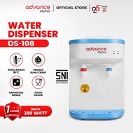 Dispenser Advance DS-108 Dispenser Air Panas Dingin Galon Atas 350 watt