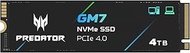 ACER GM7 4Tb M.2 NVMe PCIe Gen 4x4 SSD PREDATOR