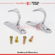 Hook Gorden Minimalis Elit Silver - HausBerry