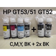 HP GT52 GT53 Ink Tank 115, 315, 319, 415, 419, Smart Tank 510, 515, 520, 550, 610, 615, 750 DeskJet 