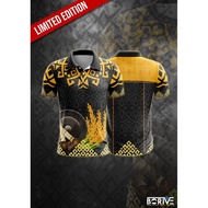 [] Kaamatan T-Shirt (Sunduvan Kaamatan) Borneo ethnic pattern of collar