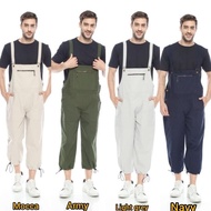 Terbatass Baju kodok army polos overall pria canvas rompi Originall