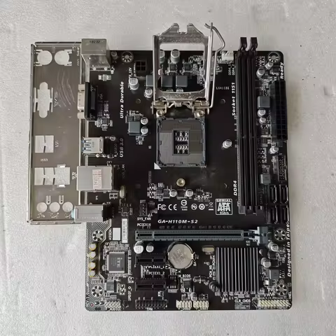 For Gigabyte GA-H110M-S2 Desktop Motherboard H110M S2 LGA 1151 DDR4 Mainboard 100% Tested OK Fully W