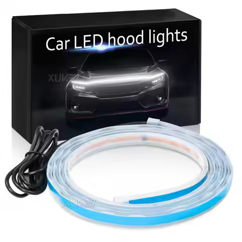 Dynamic Car Hood Light Strip 70Inch Exterior Car LED Strip Light Waterproof Truck Car Led Hood Light