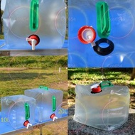 20L可折疊水袋容器 不含BPA 車載可折疊水桶 適用於野營遠足釣魚戶外活動 Collapsible Water Container 20L BPA Free Car Water Bag Foldab