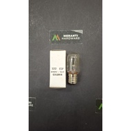 FRIDGE BULB E17 15W CLEAR T22
