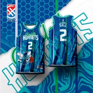 Basketball Sportswear Jersey+shorts 2024 CHARLOTTE HORNETS X HG CONCEPT JERSEY Full Sublimation 3D V