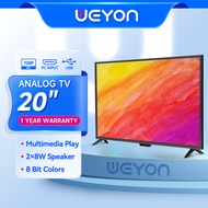 WEYON 20 นิ้ว LED TV อนาลอค ทีวี HD Ready (1xUSB 1xHDMI) ราคาพิเศษ TCLG20B