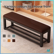 Shoe rack Sofa stool shoe bench /Bathroom waterproof long sofa stool corridor steel gym shoe changin