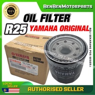 R25 OIL FILTER XJ6 MT07 MT09 R1 R6 OIL CLEANER ELEMENT ASSY BIG BIKES OIL SCREENER [100% ORIGINAL YA