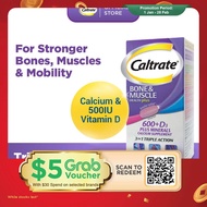 CALTRATE Bone & Muscle Triple Action PLUS Calcium + 500IU Vitamin D + Minerals Supplement, Improves 