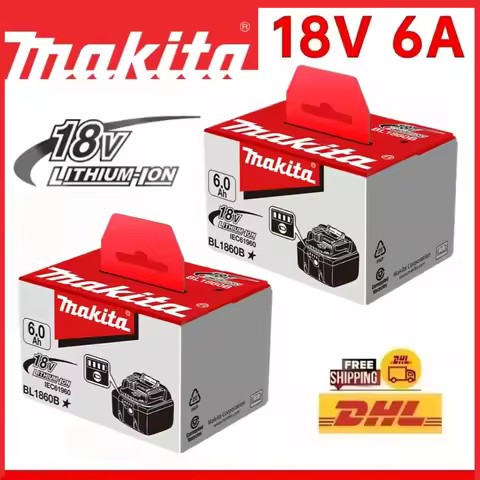 🔋100% Original Makita 6Ah/5Ah for Makita 18V Battery BL1830B BL1850B BL1850 BL1840 BL1860 BL1815 Rep