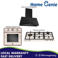 Bertazzoni Heritage Series Promotional Bundle 110cm wallmount hood, 60cm 9 functions Built-in Oven &amp; 90cm Gas hob