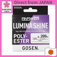 Gosen (GOSEN) Answer Lumina Shine 200m Size 0.4 Yellow