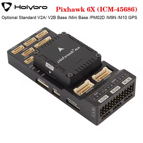 Holybro Pixhawk 6X Autopilot H753 Flight Controller With Standard V2A/ V2B Base /Mini Base /PM02D /M