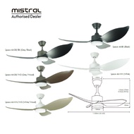 Mistral 46" D'Fan Ceiling Fan Space 46 with Remote Control