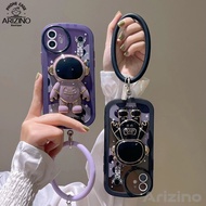 Phone Case OPPO Reno 8T 5G Reno8 Z 5G Reno7 Z 5G Reno6 Z 5G Reno 8 5G Reno 7 5G Reno 6 5G Reno 5 Reno 2F Reno 2Z Fashion astronaut bracket bracelet silicone phone case