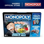 Monopoly Super Electronic Banking Board Game, Cashless Tap Tech, Ages 8+, 2-4 Players, Fun Family Gi