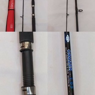 Jasminestore Cruzer1.65M 8-15lb test line Medium action fishing Rod (5.5 feet) (Maroon)