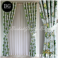 Gorden Jendela minimalis Motif Bunga sakura