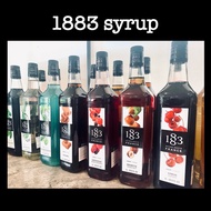 ‼️ขวดแบ่งขาย‼️ ไซรัป 1883 syrup 100ml. mint popcorn YuzuLemon mint( มิกซ์เบอรี่ มิ้นท์ ป๊อปคอร์น ยู