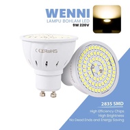LED Spotlight Bulb 80 LEDs 9W GU10